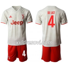 Juventus DE LIGT 4 Drugi Dječji Komplet Dresovi za Nogomet 2019-2020 (+ kratke hlače)